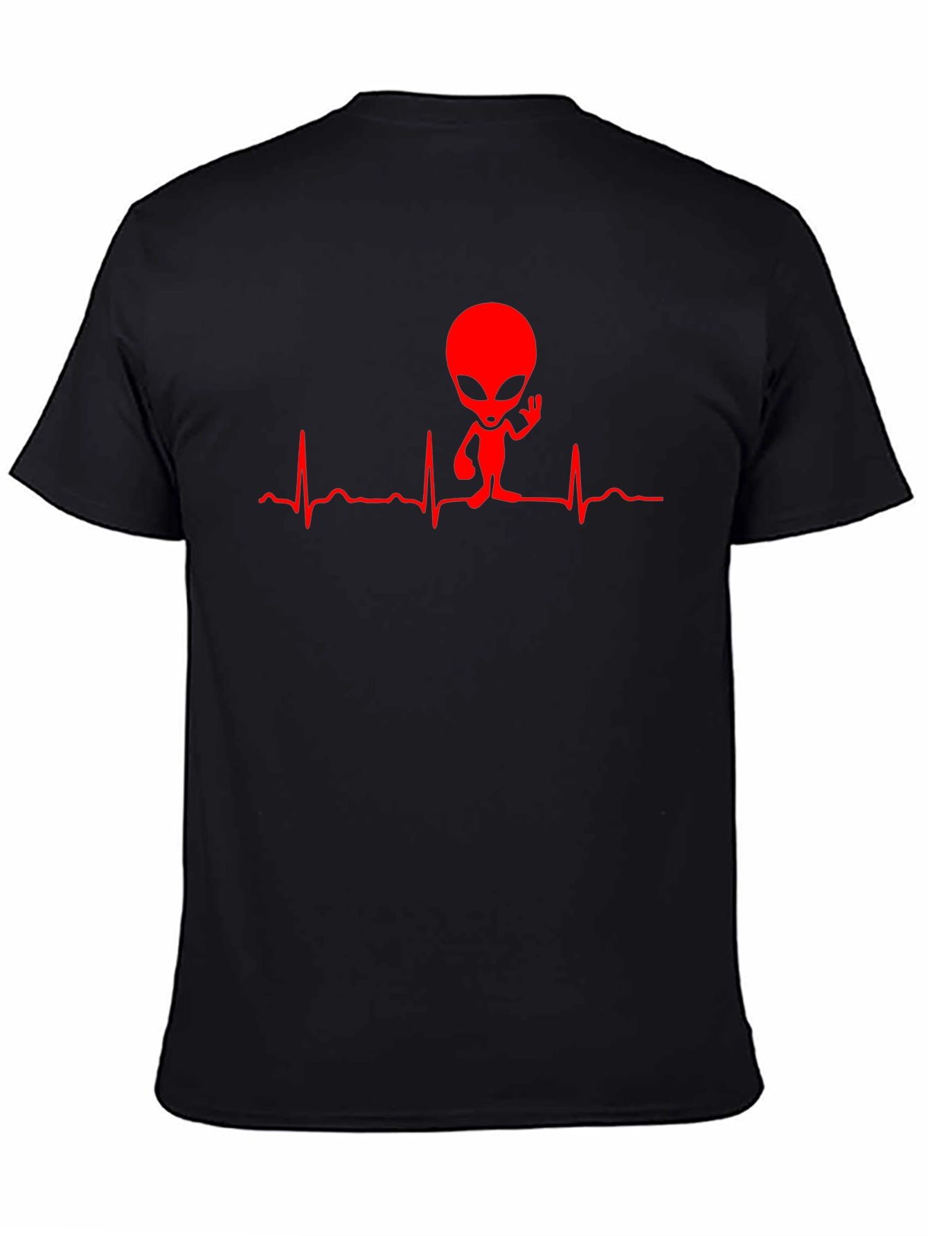 Alien Heartbeat Graphic T-Shirt - Unique Design