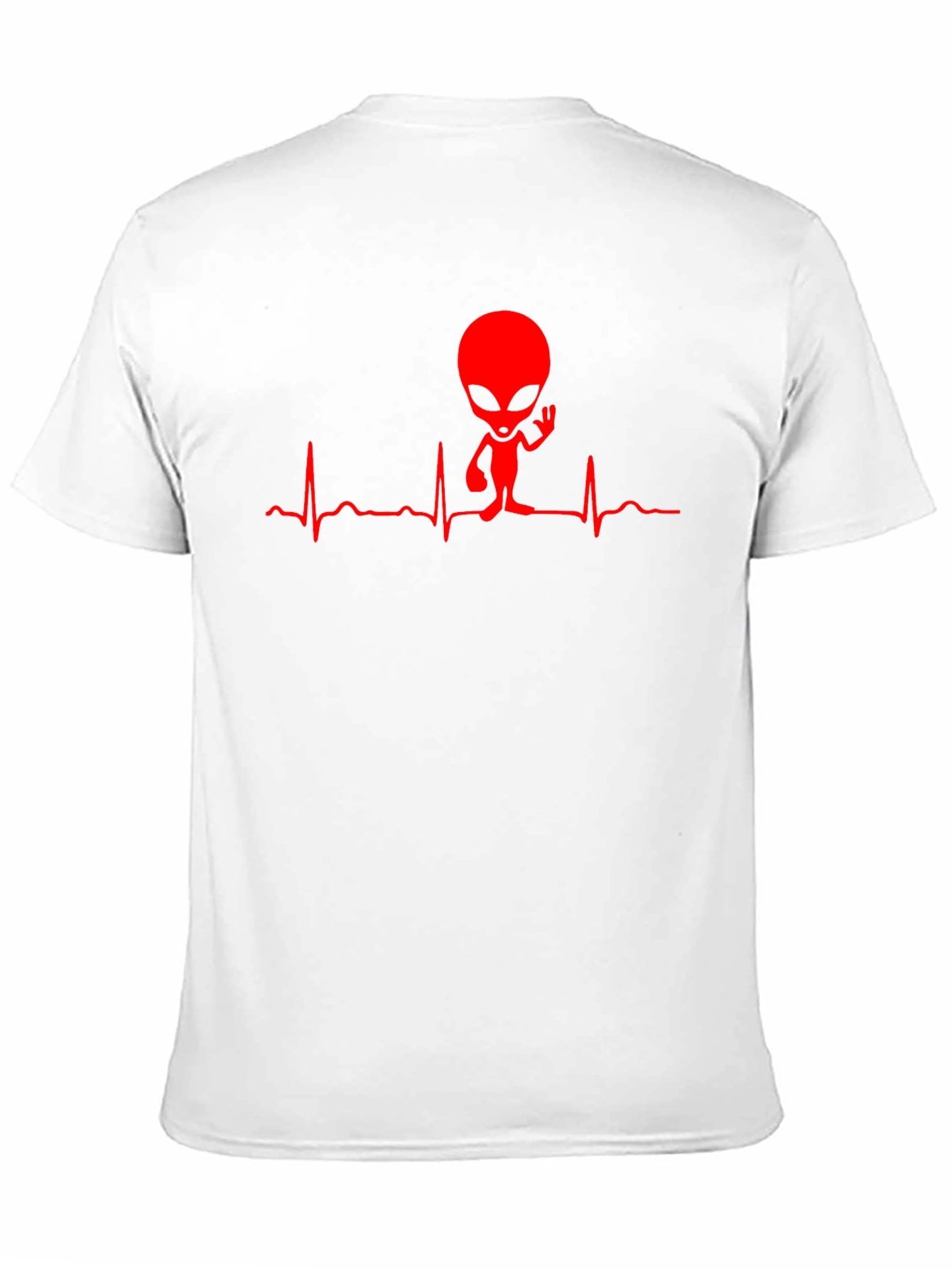 Alien Heartbeat Graphic T-Shirt - Unique Design