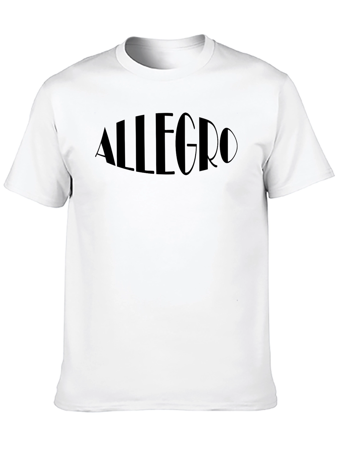 Allegro Black T-Shirt - Classic Comfort Fit