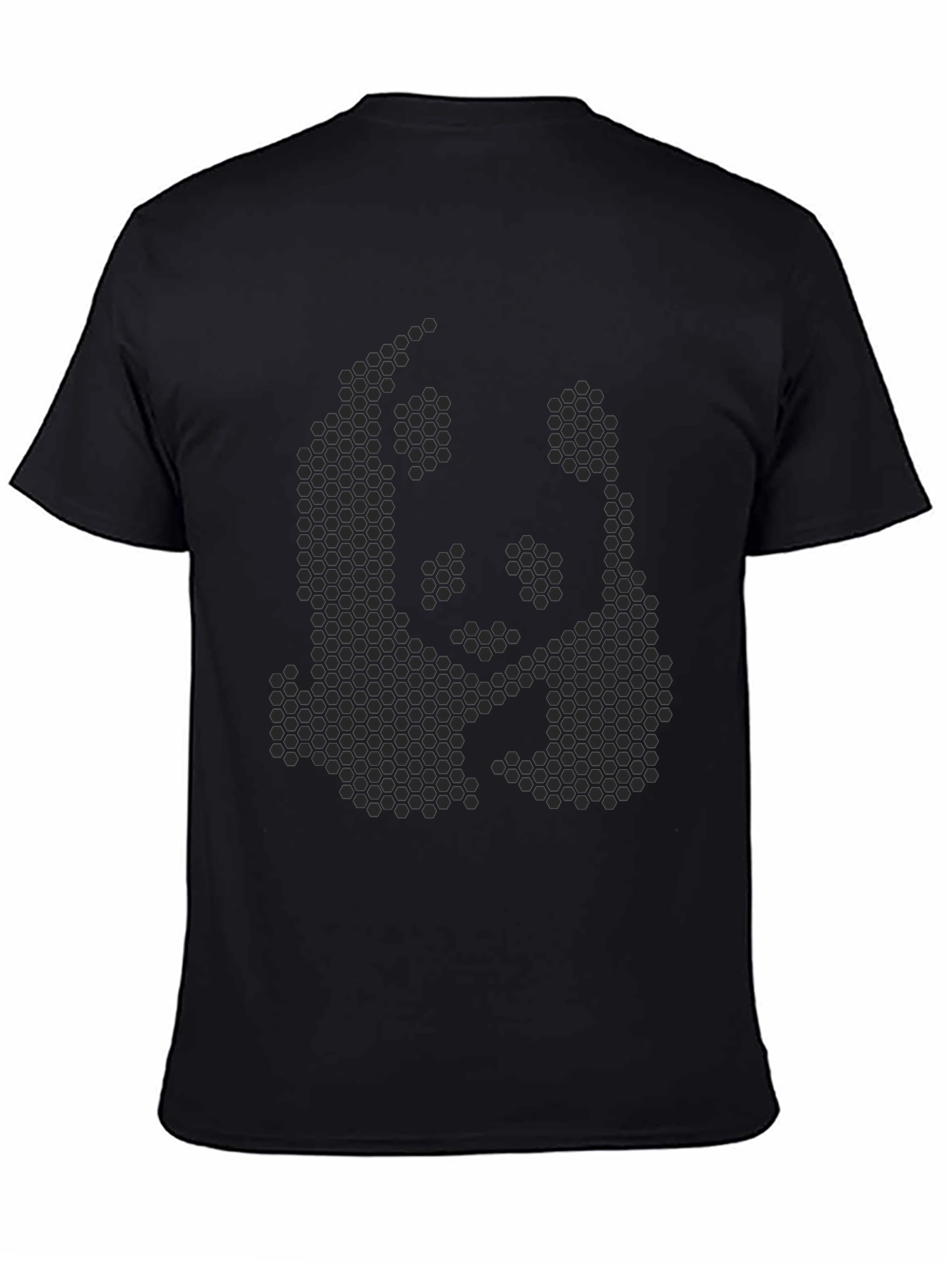Geometric Panda Print T-Shirt