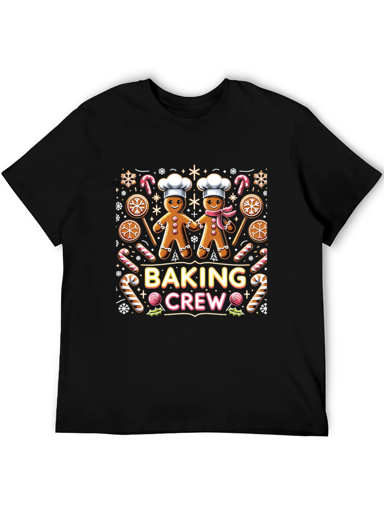 Baking Crew Gingerbread Holiday T-Shirt