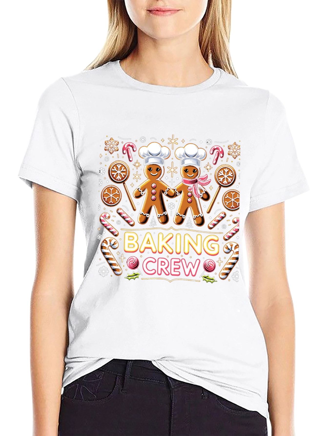 Baking Crew Gingerbread Holiday T-Shirt