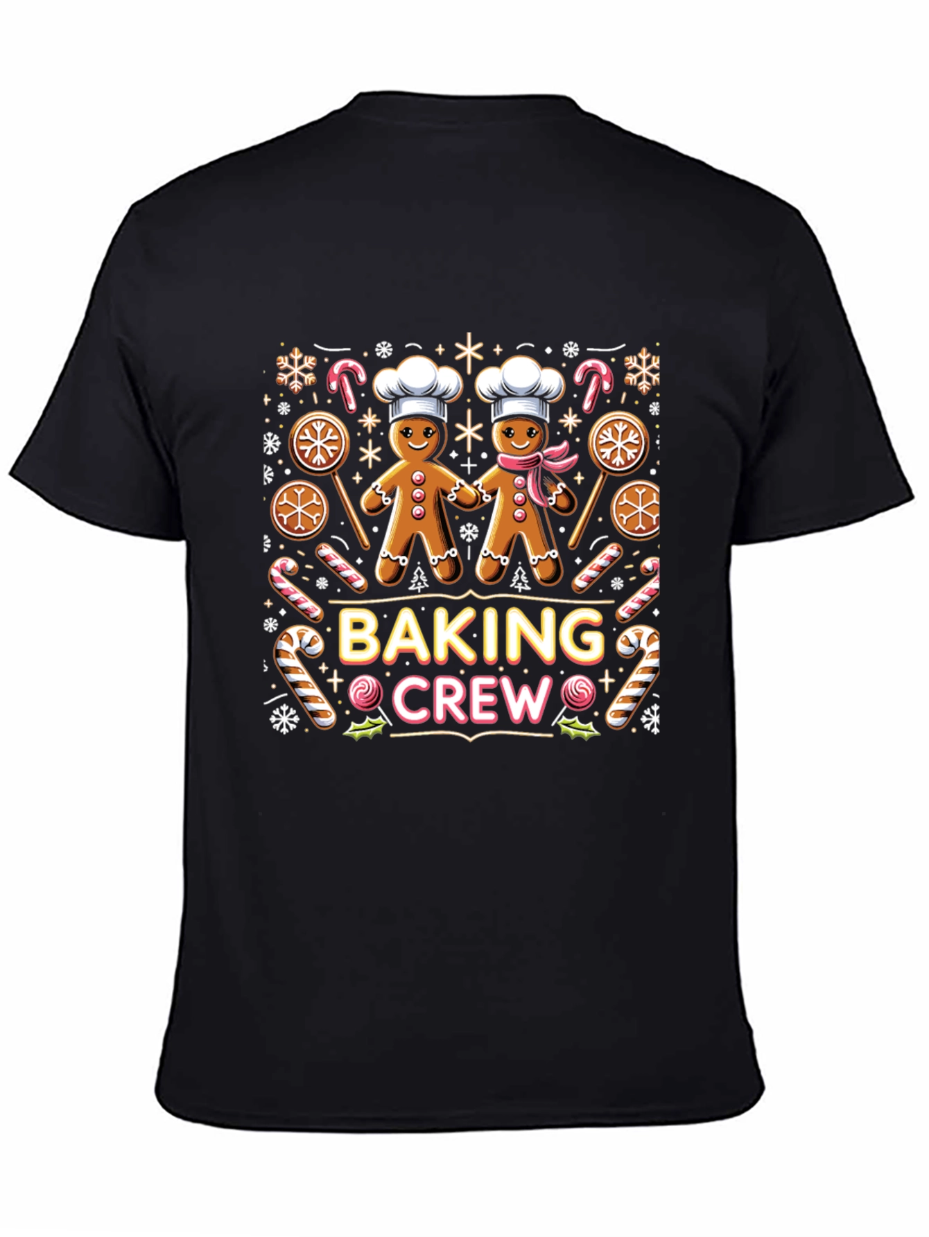 Baking Crew Gingerbread Holiday T-Shirt