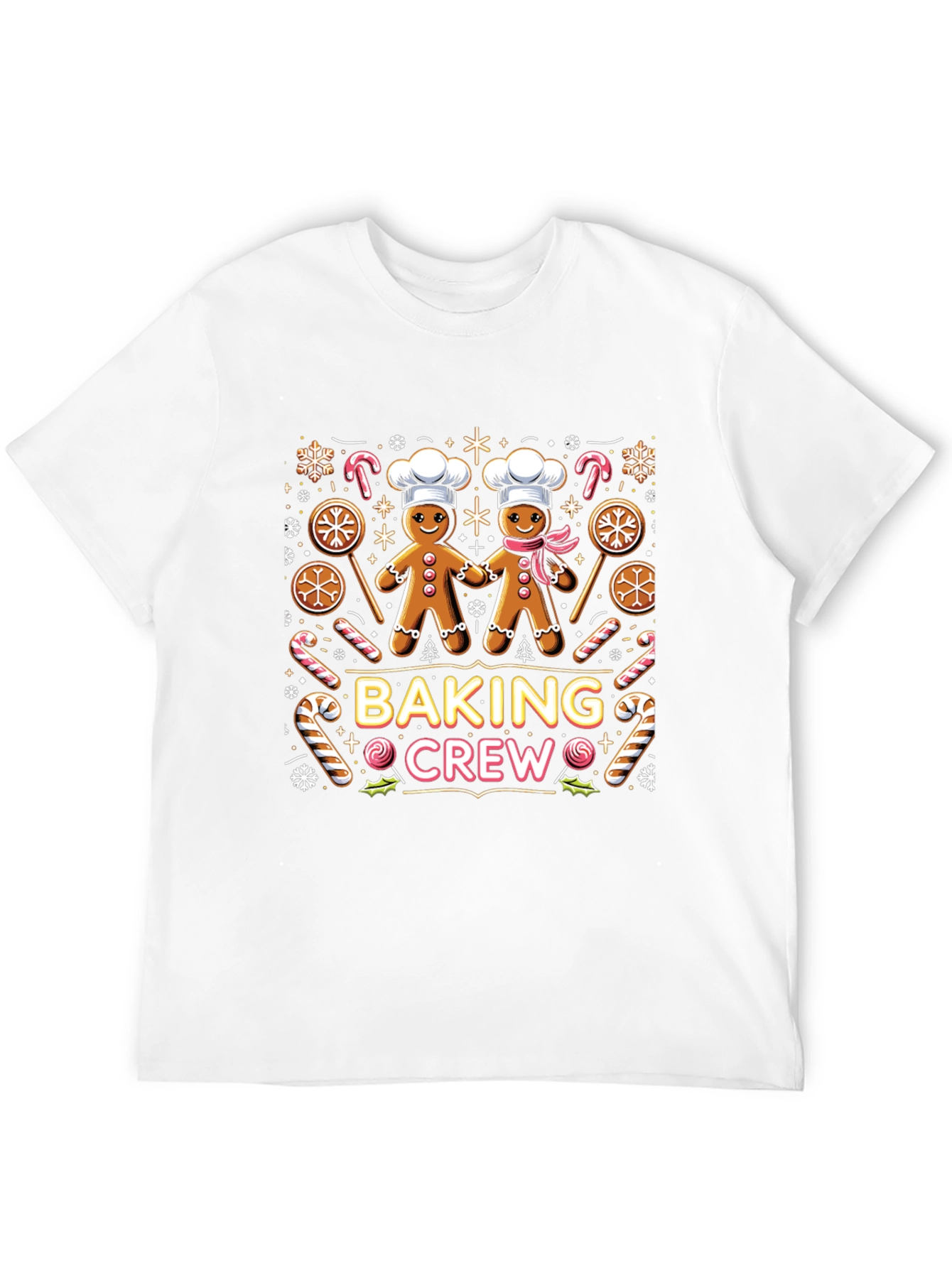 Baking Crew Gingerbread Holiday T-Shirt
