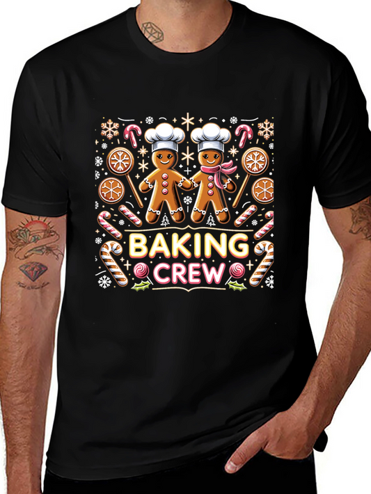 Baking Crew Gingerbread Holiday T-Shirt