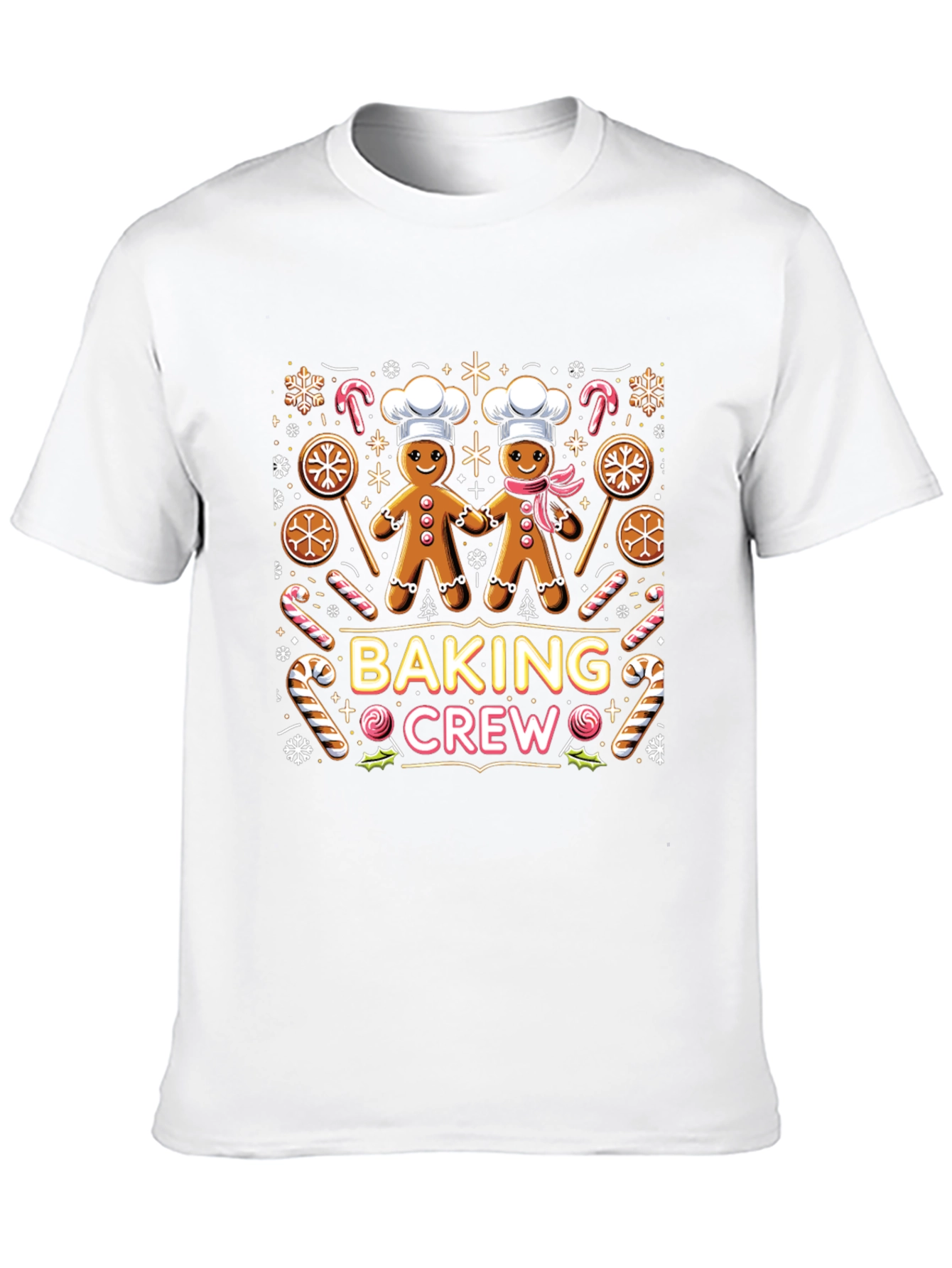 Baking Crew Gingerbread Holiday T-Shirt
