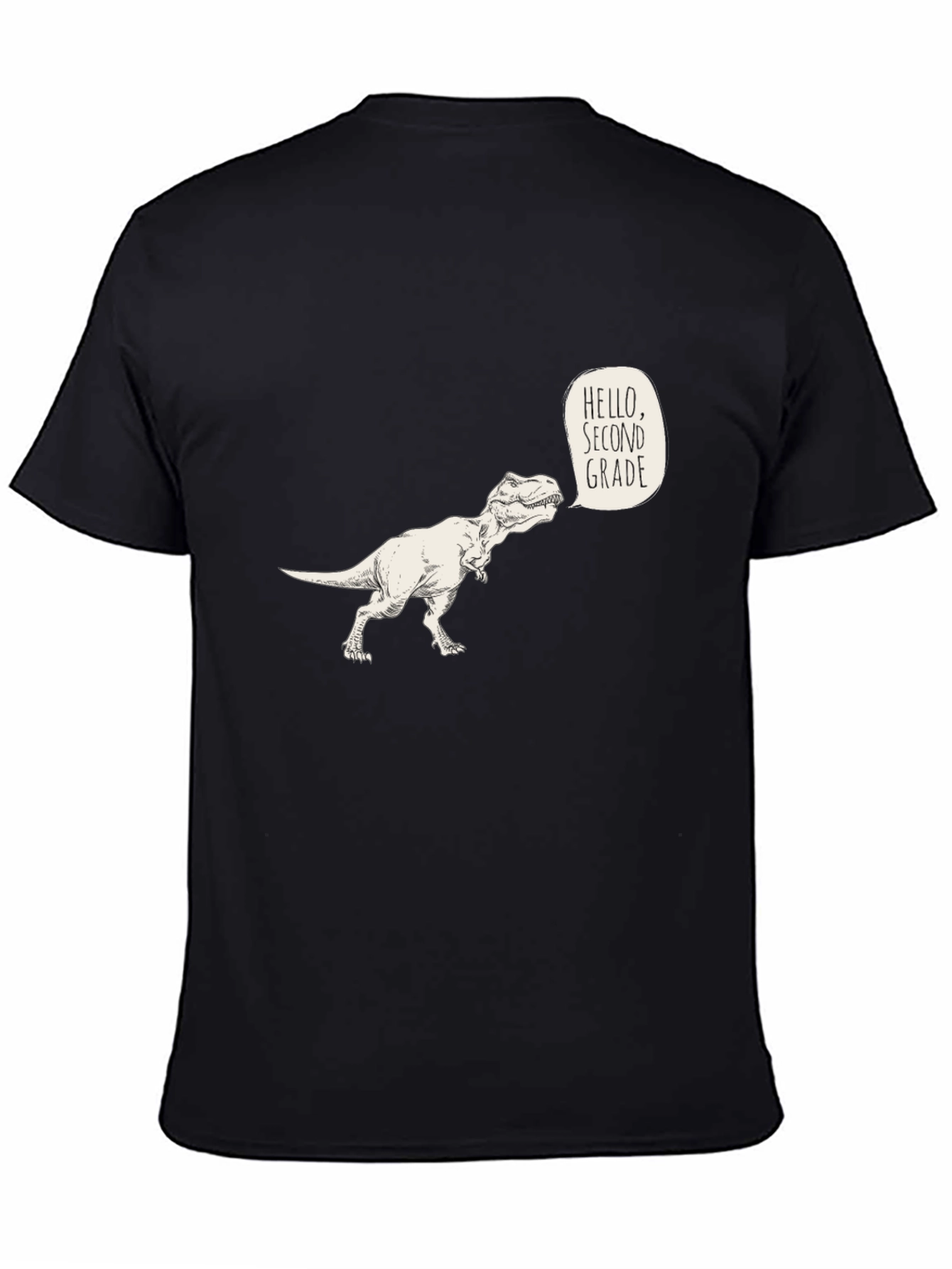 Dino Hello Second Grade T-Shirt