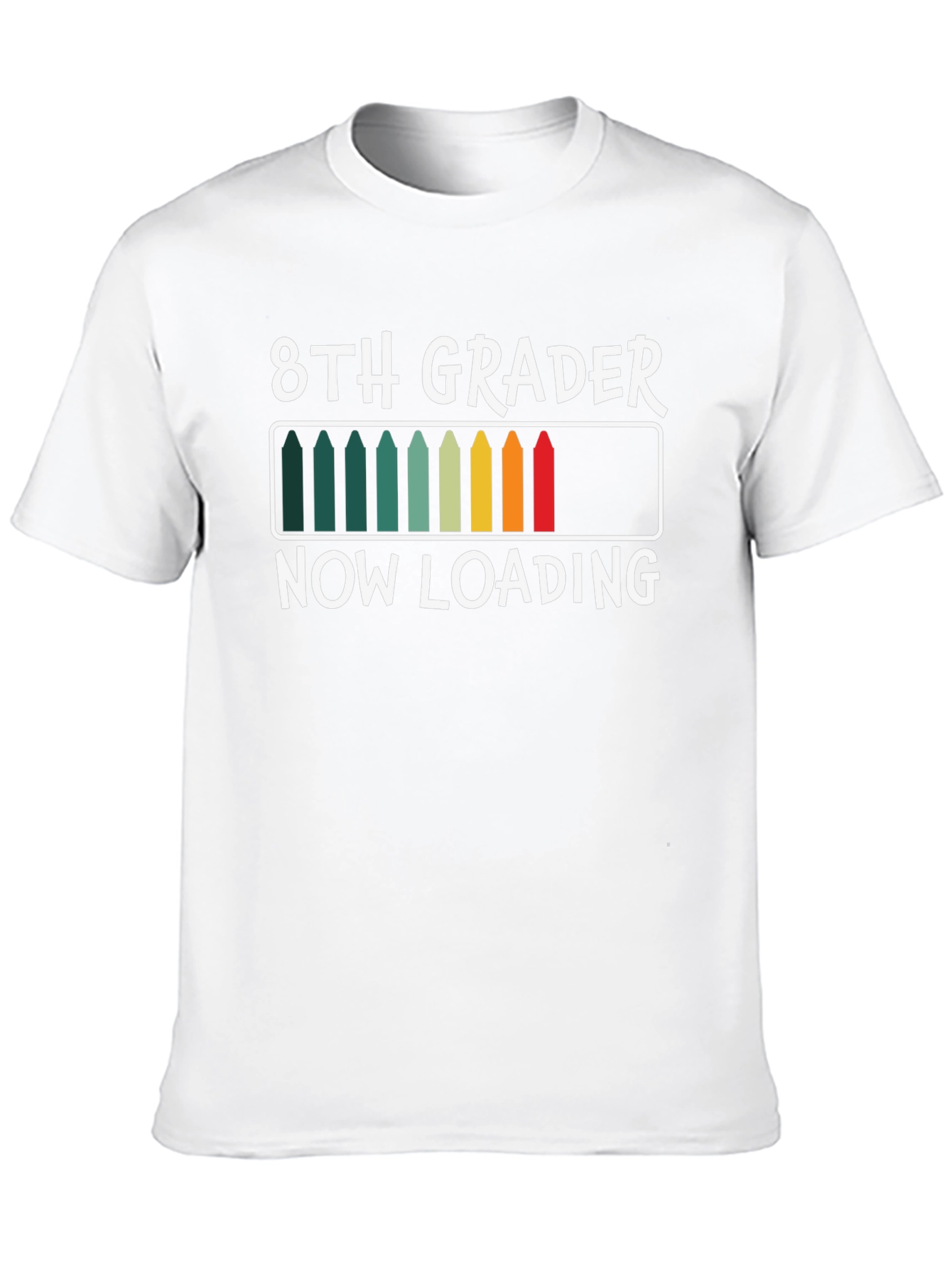 8th Grader Loading Black T-Shirt