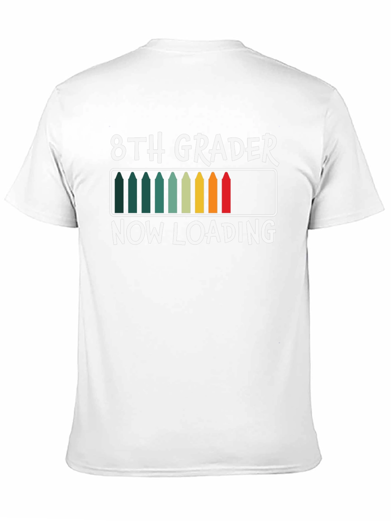 8th Grader Loading Black T-Shirt