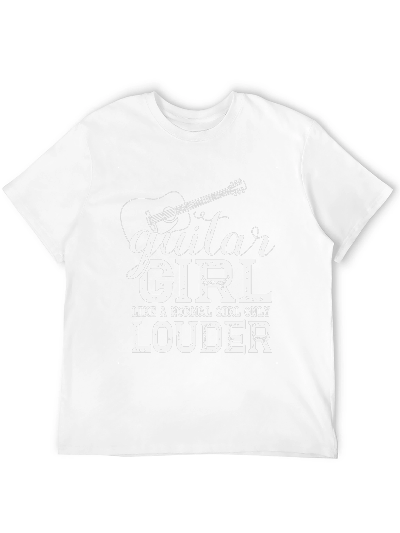Guitar Girl T-Shirt - Loud & Proud Musician Tee