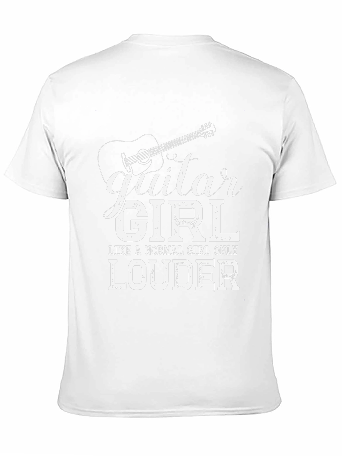 Guitar Girl T-Shirt - Loud & Proud Musician Tee