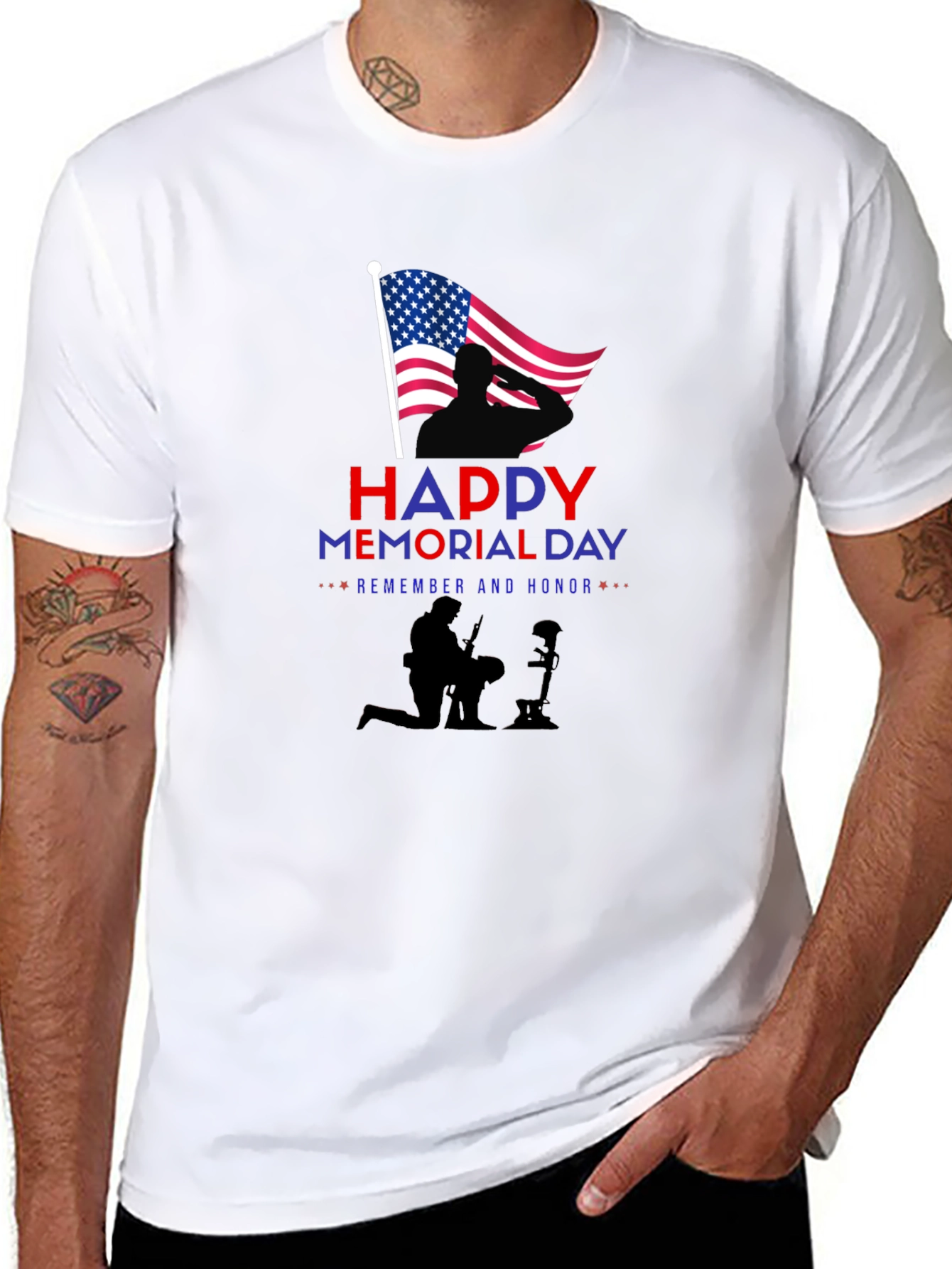 Happy Memorial Day Graphic T-Shirt