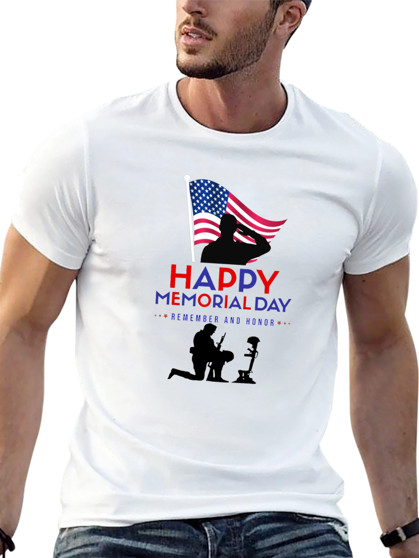 Happy Memorial Day Graphic T-Shirt