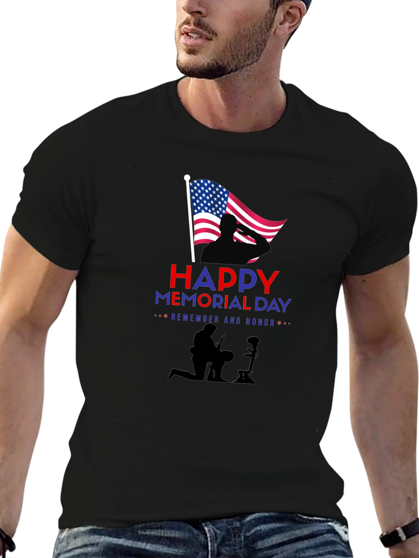 Happy Memorial Day Graphic T-Shirt