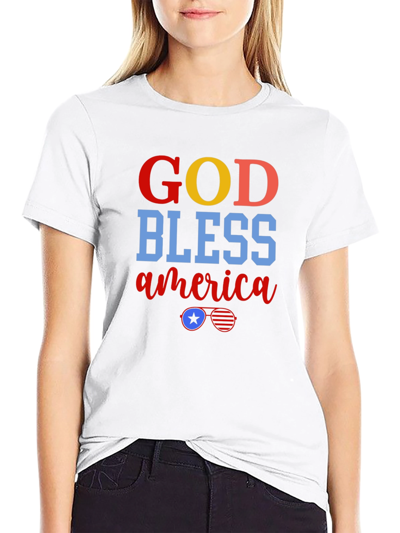 God Bless America Patriotic T-Shirt