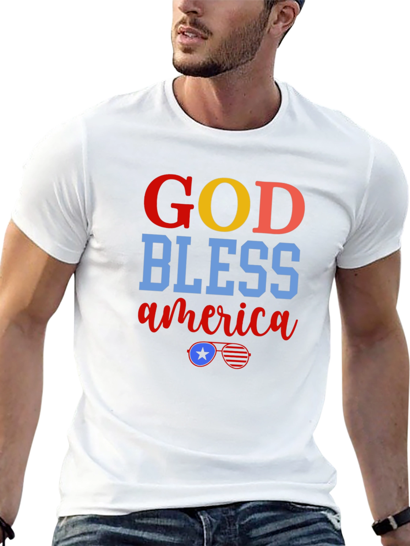 God Bless America Patriotic T-Shirt