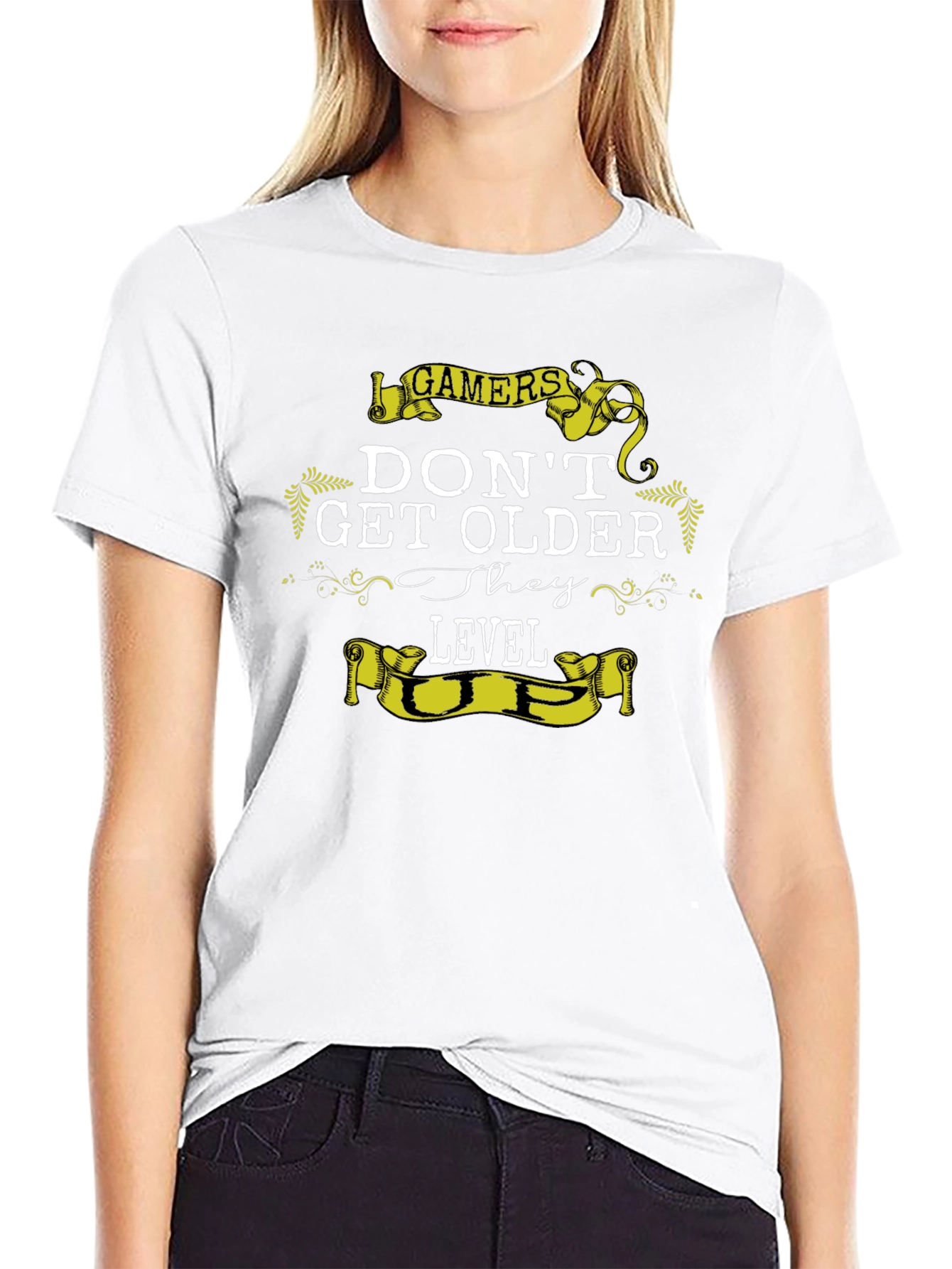 Gamers Dont Get Older They Level Up T-Shirt