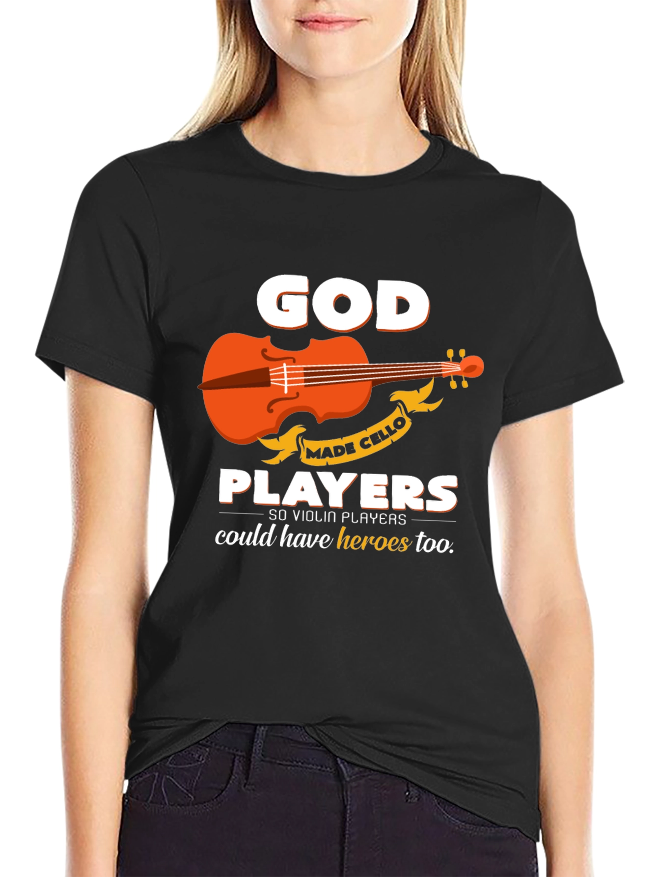 God Made Cello Players T-Shirt