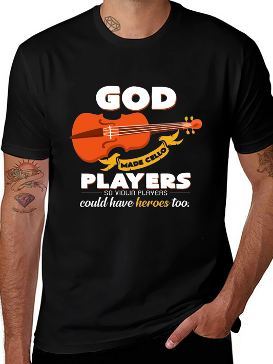 God Made Cello Players T-Shirt