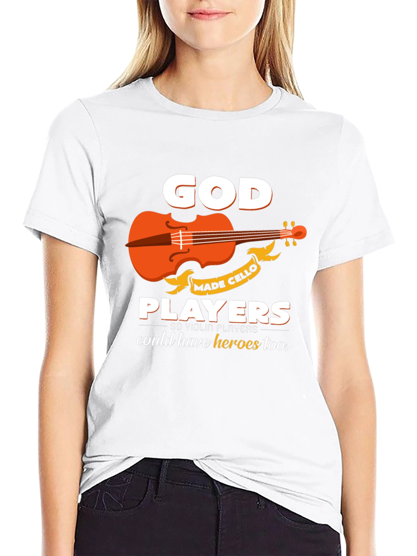 God Made Cello Players T-Shirt