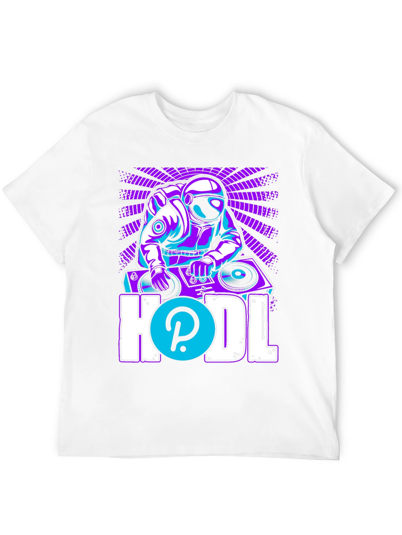 DJ Astronaut HODL T-Shirt - Crypto Fashion