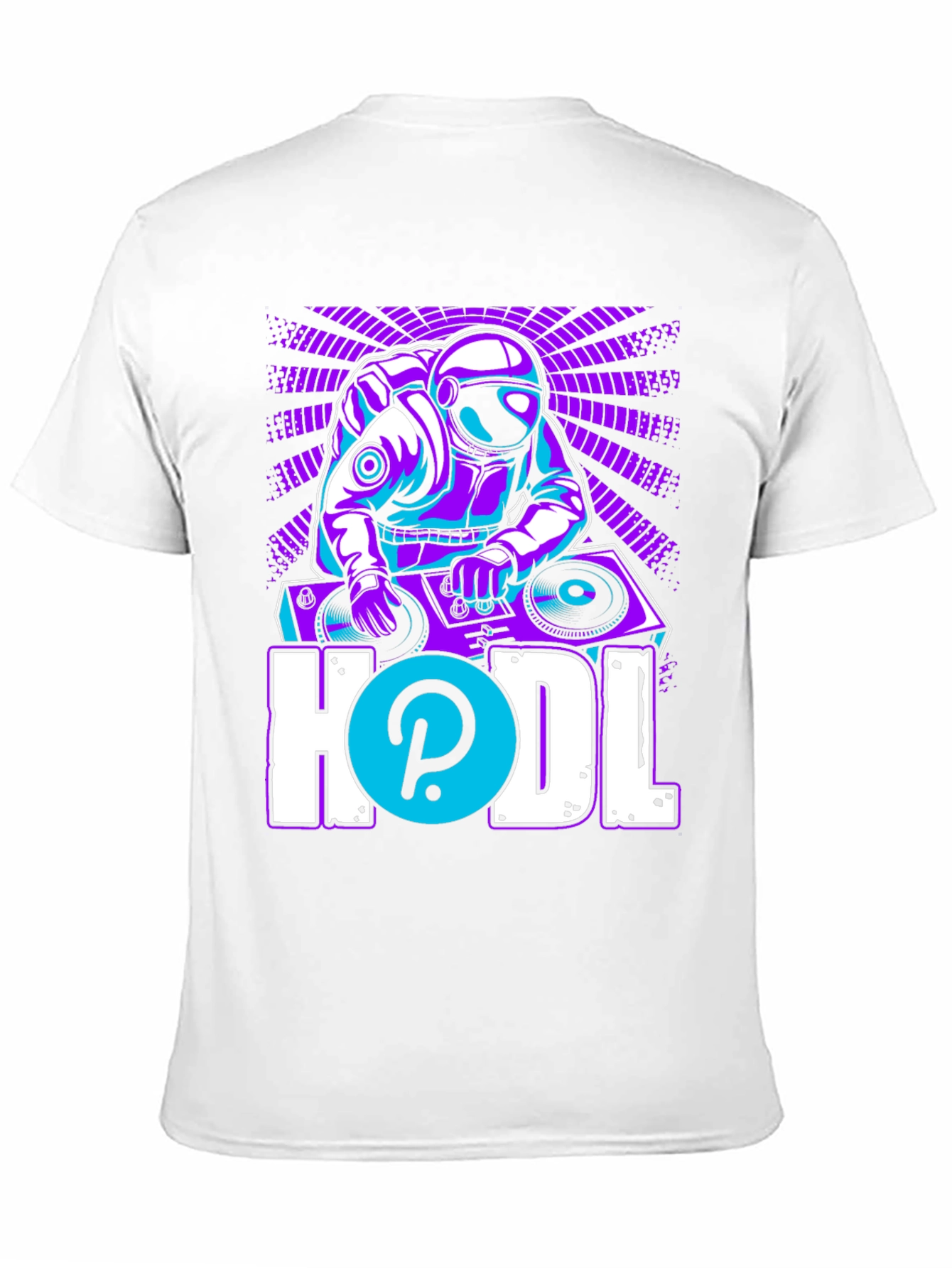 DJ Astronaut HODL T-Shirt - Crypto Fashion