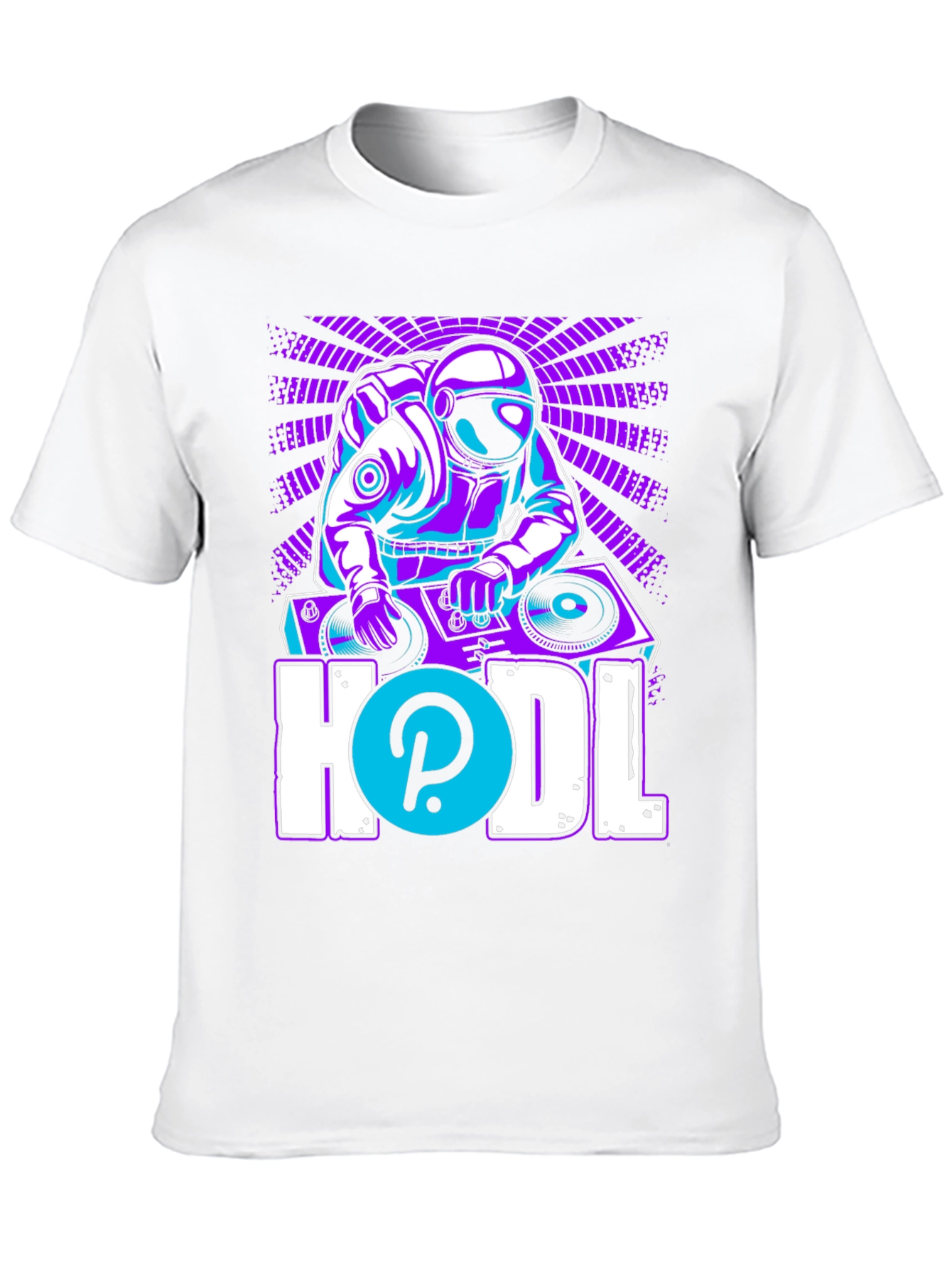 DJ Astronaut HODL T-Shirt - Crypto Fashion