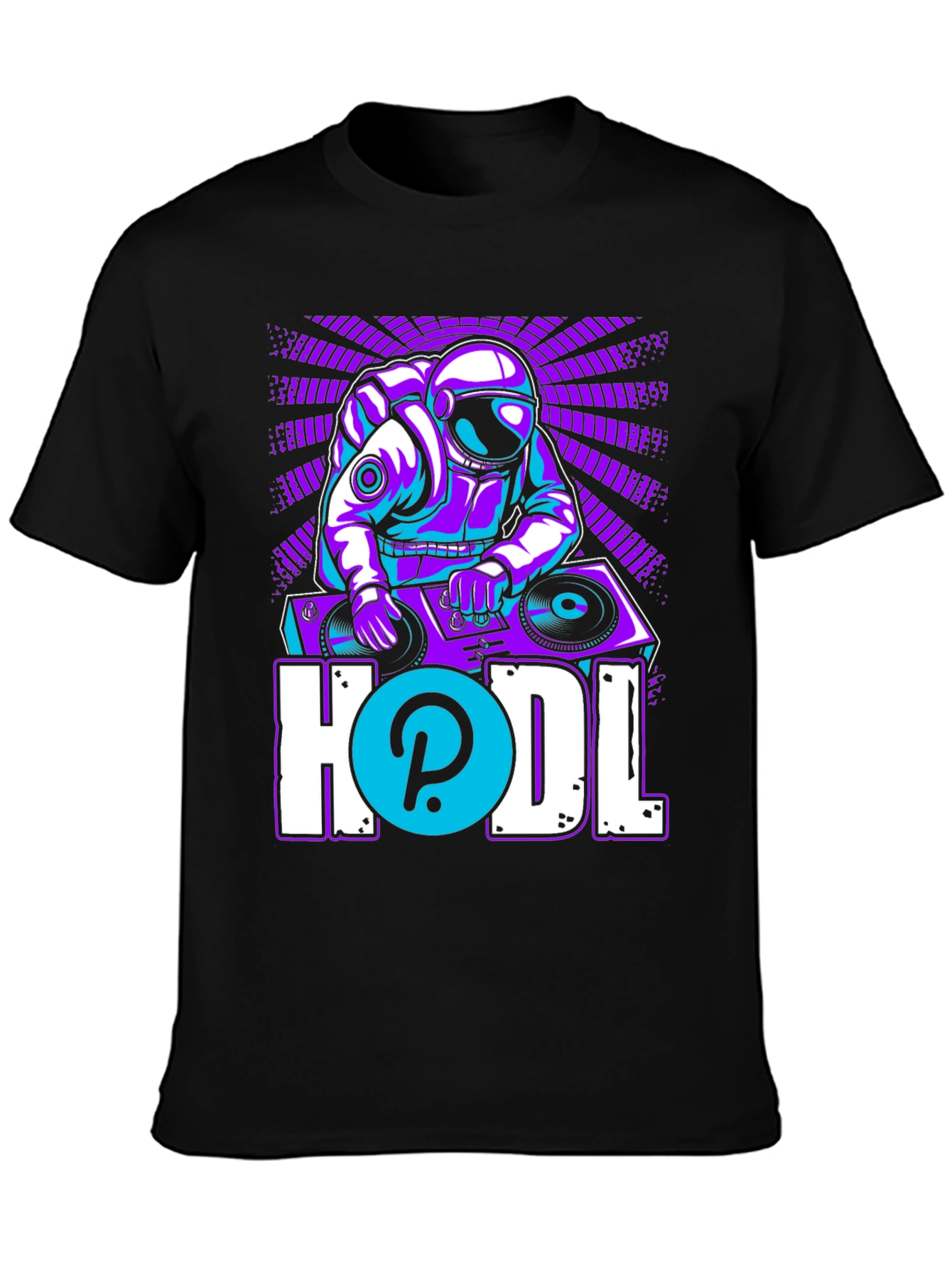 DJ Astronaut HODL T-Shirt - Crypto Fashion