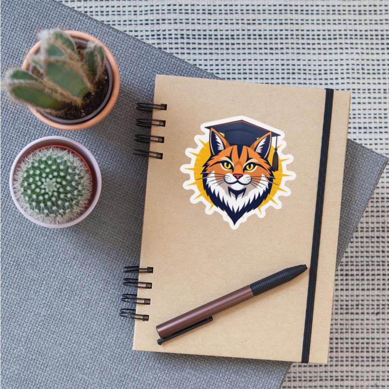 Back to school cat orange