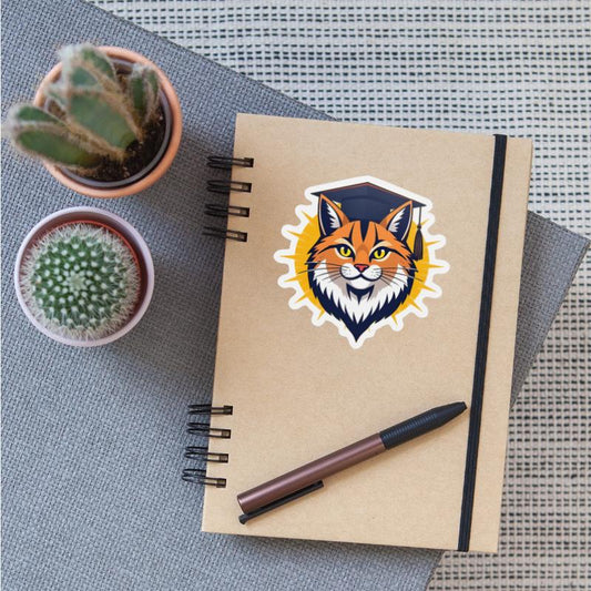 Back to school cat orange