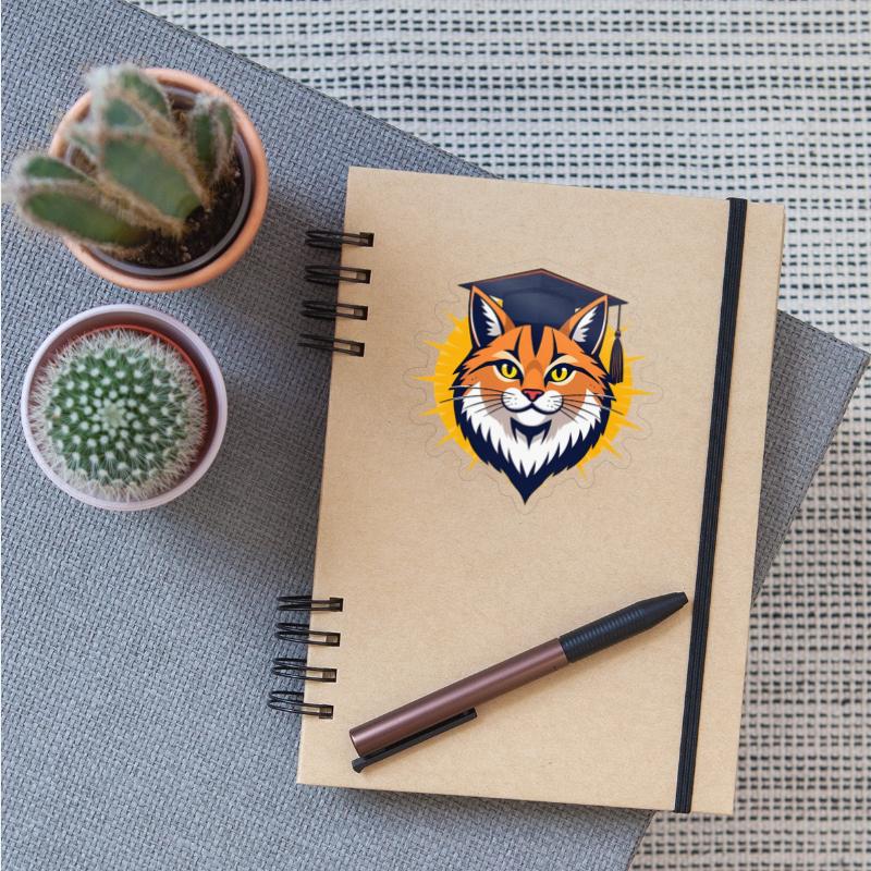 Back to school cat orange