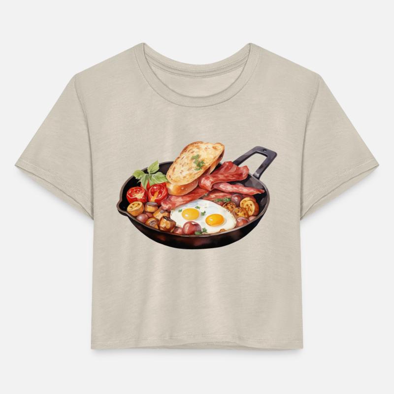 Bacon, Sunny Side Up Eggs, Mushroom and Toast