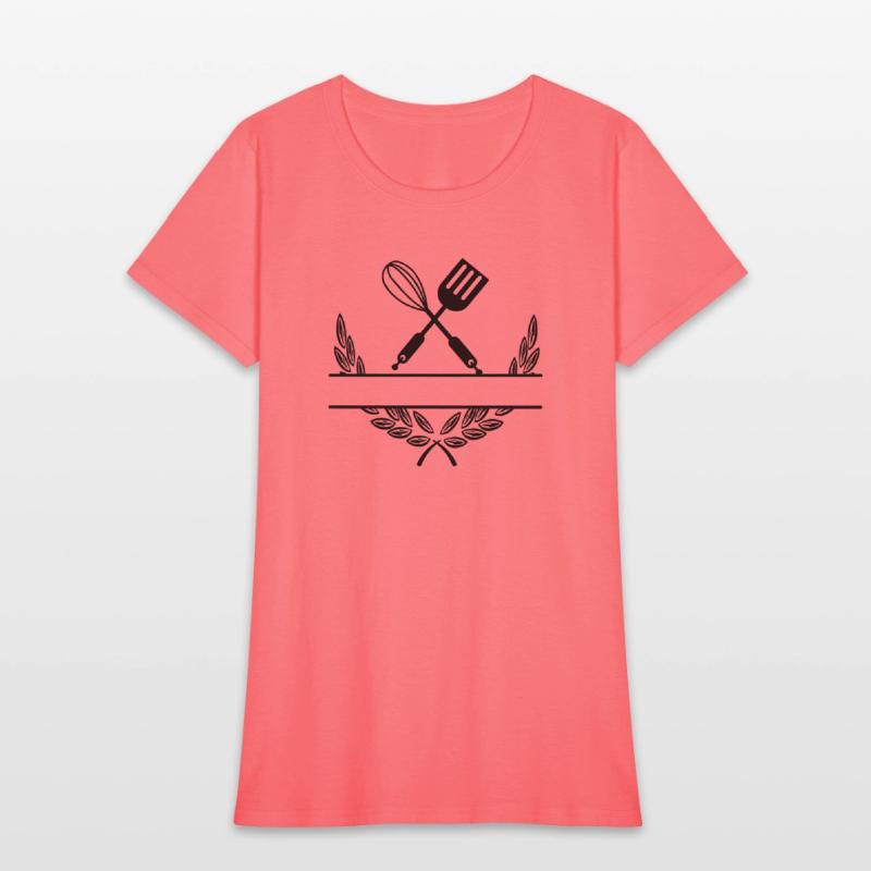 Baking tools in laurel wreath