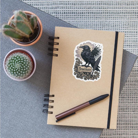 Baroque Raven Nevermore Scroll Poe Poetry