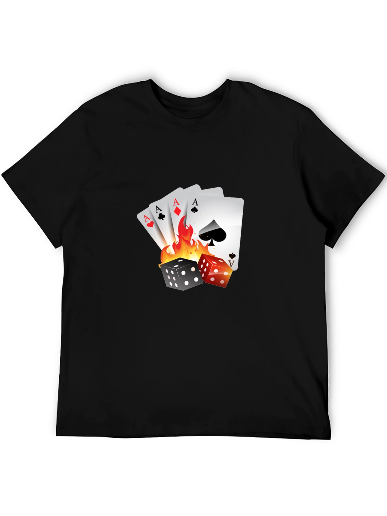 Gamblers Luck Graphic Tee - Aces & Dice