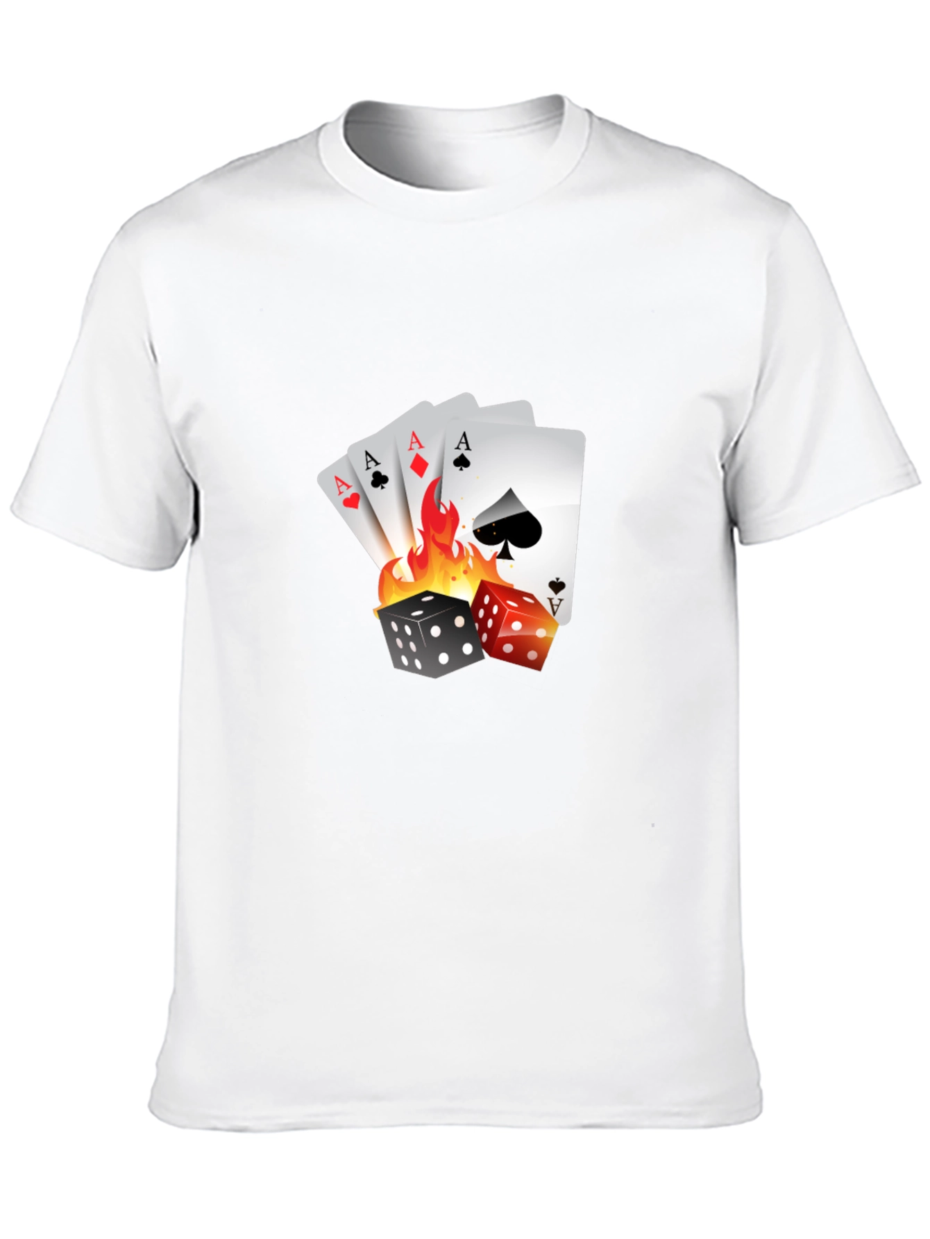 Gamblers Luck Graphic Tee - Aces & Dice