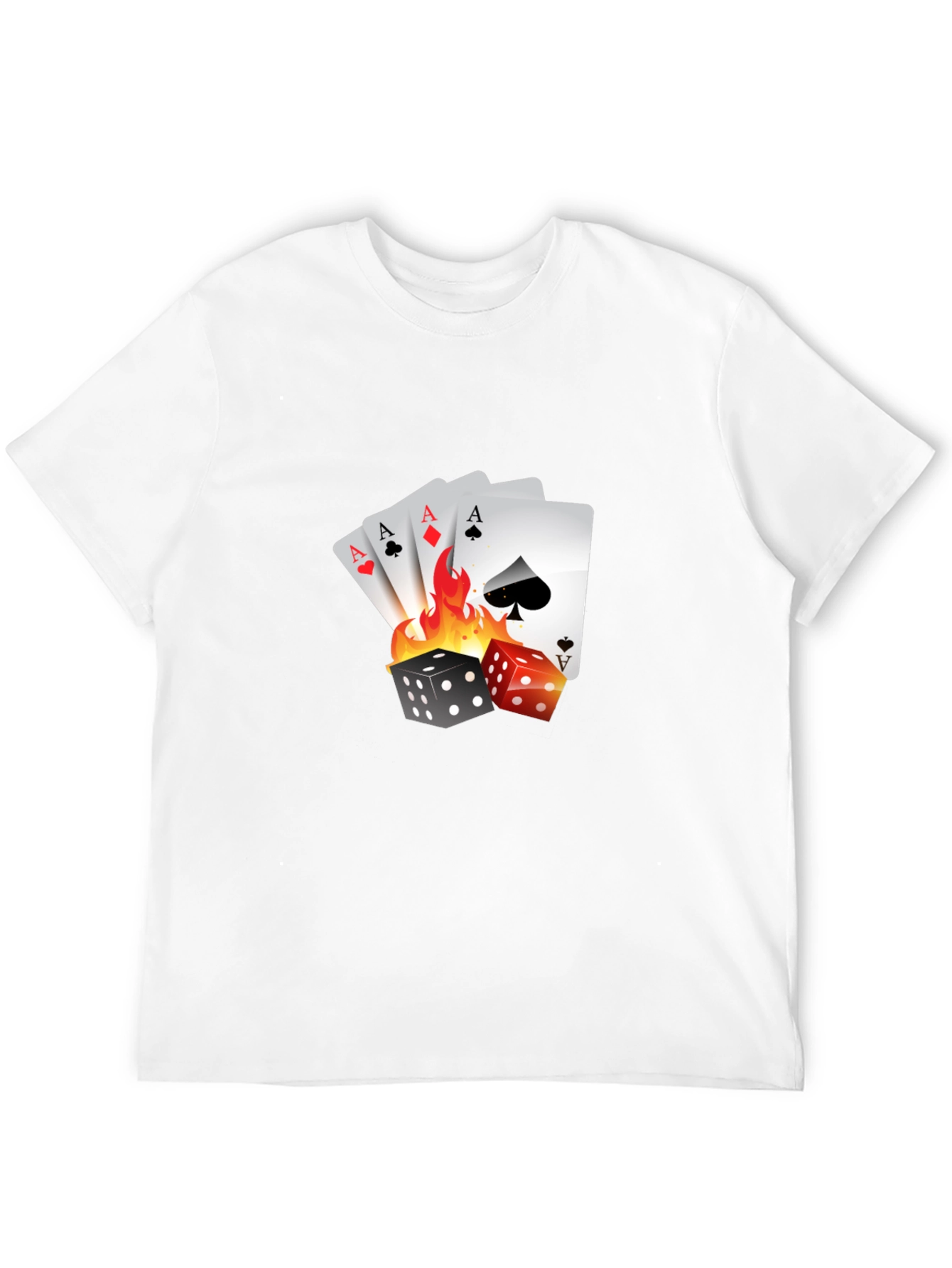 Gamblers Luck Graphic Tee - Aces & Dice