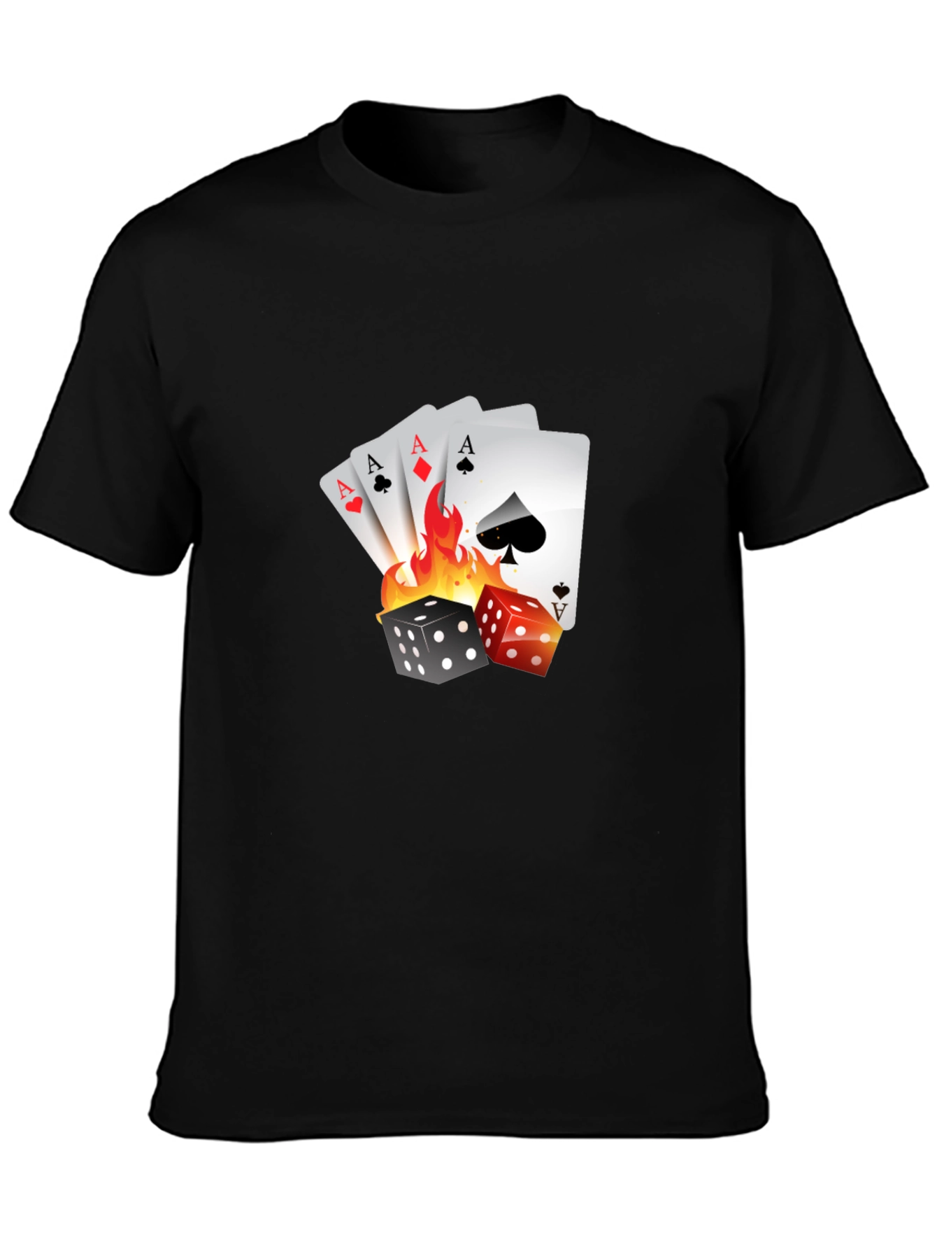 Gamblers Luck Graphic Tee - Aces & Dice
