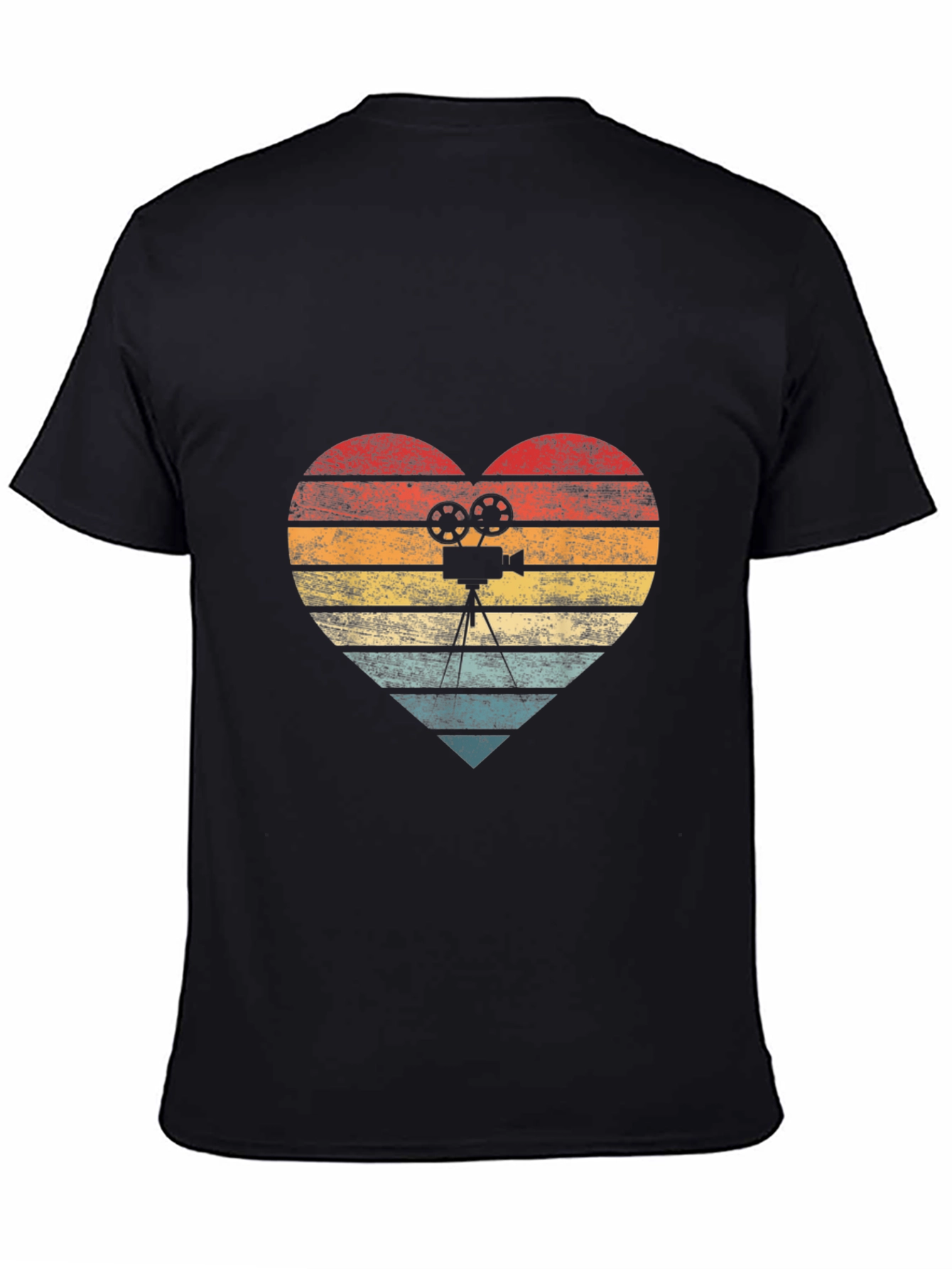 Retro Camera Heart Graphic Tee