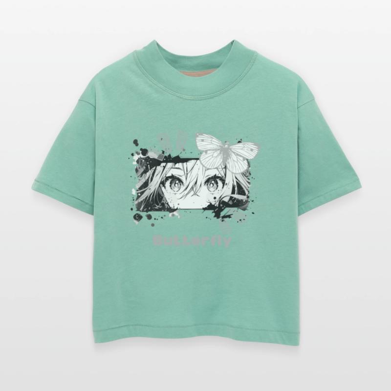 "Butterfly" Anime Design T-Shirt - A Touch of Art