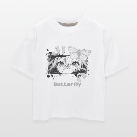 "Butterfly" Anime Design T-Shirt - A Touch of Art