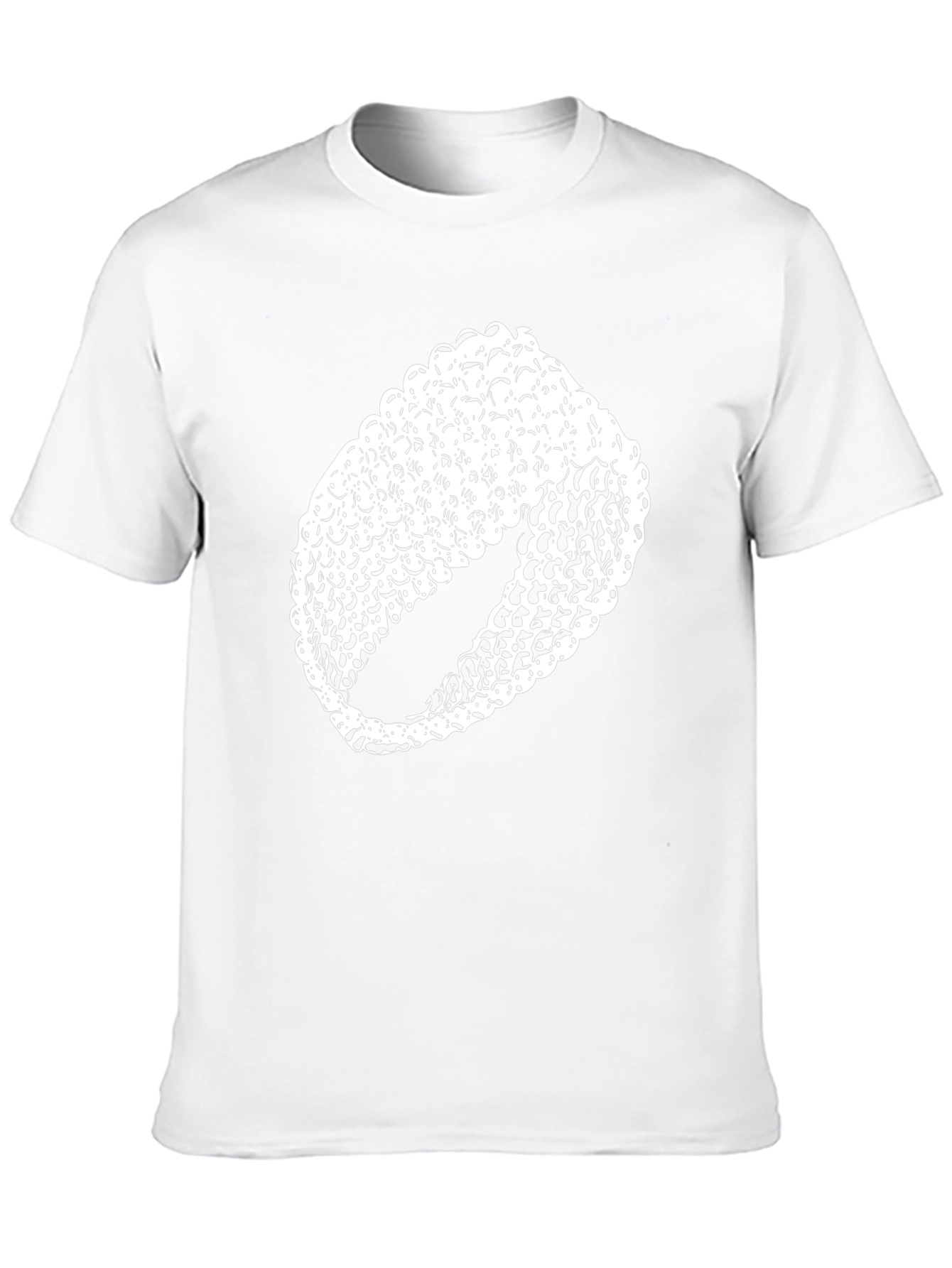 Abstract Circle Graphic Black T-Shirt