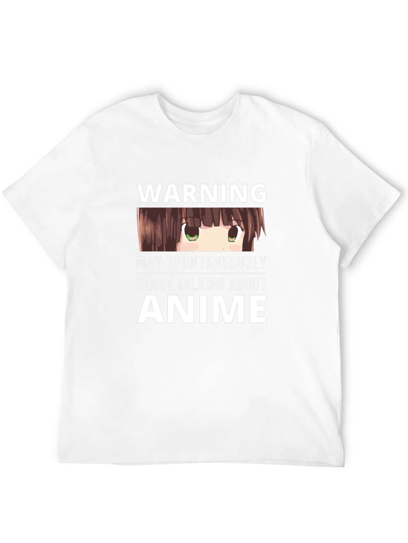 Anime Warning T-Shirt - Spontaneously Talks Anime!