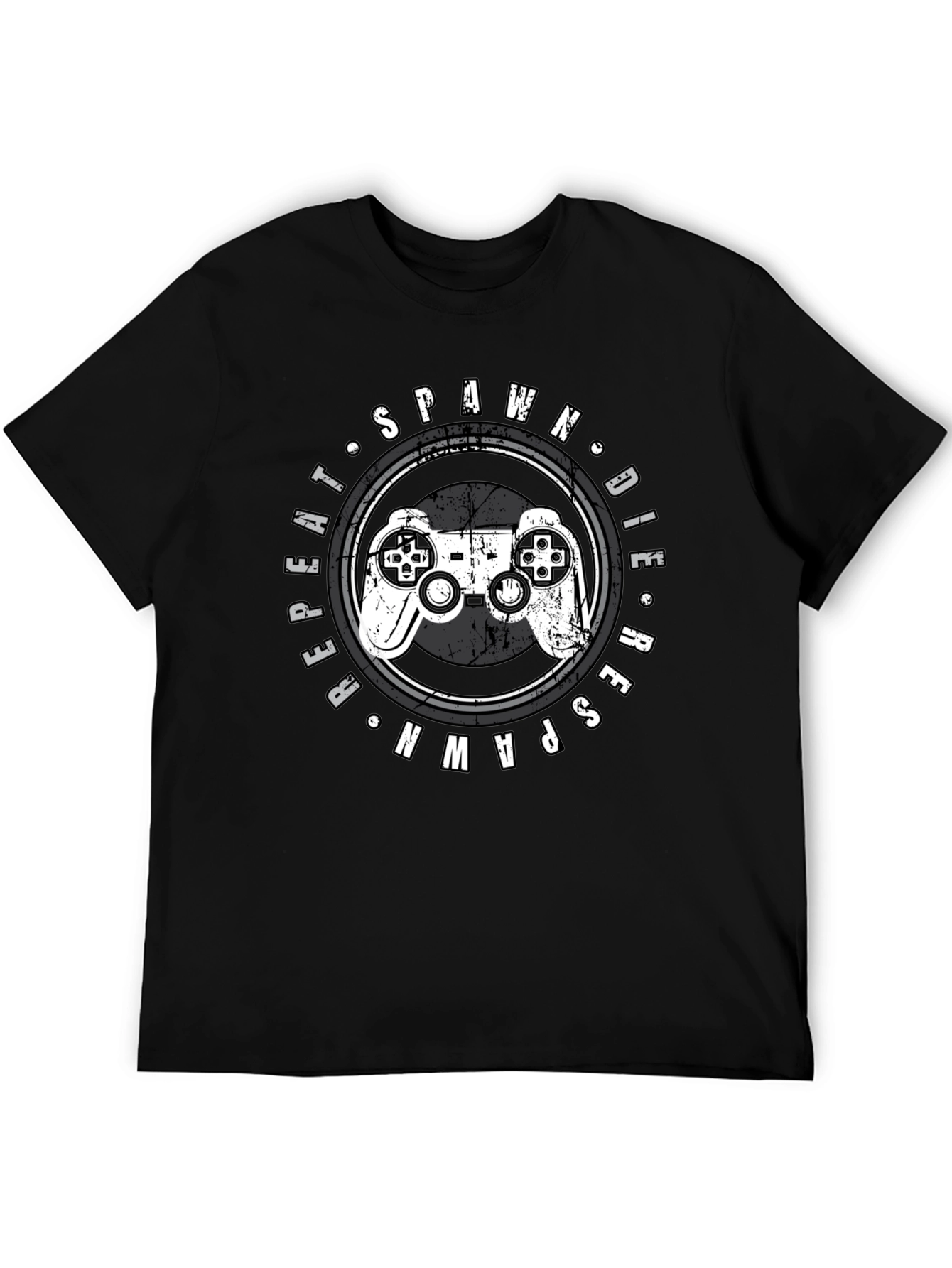 Gamer T-Shirt: Spawn Die Repeat Design