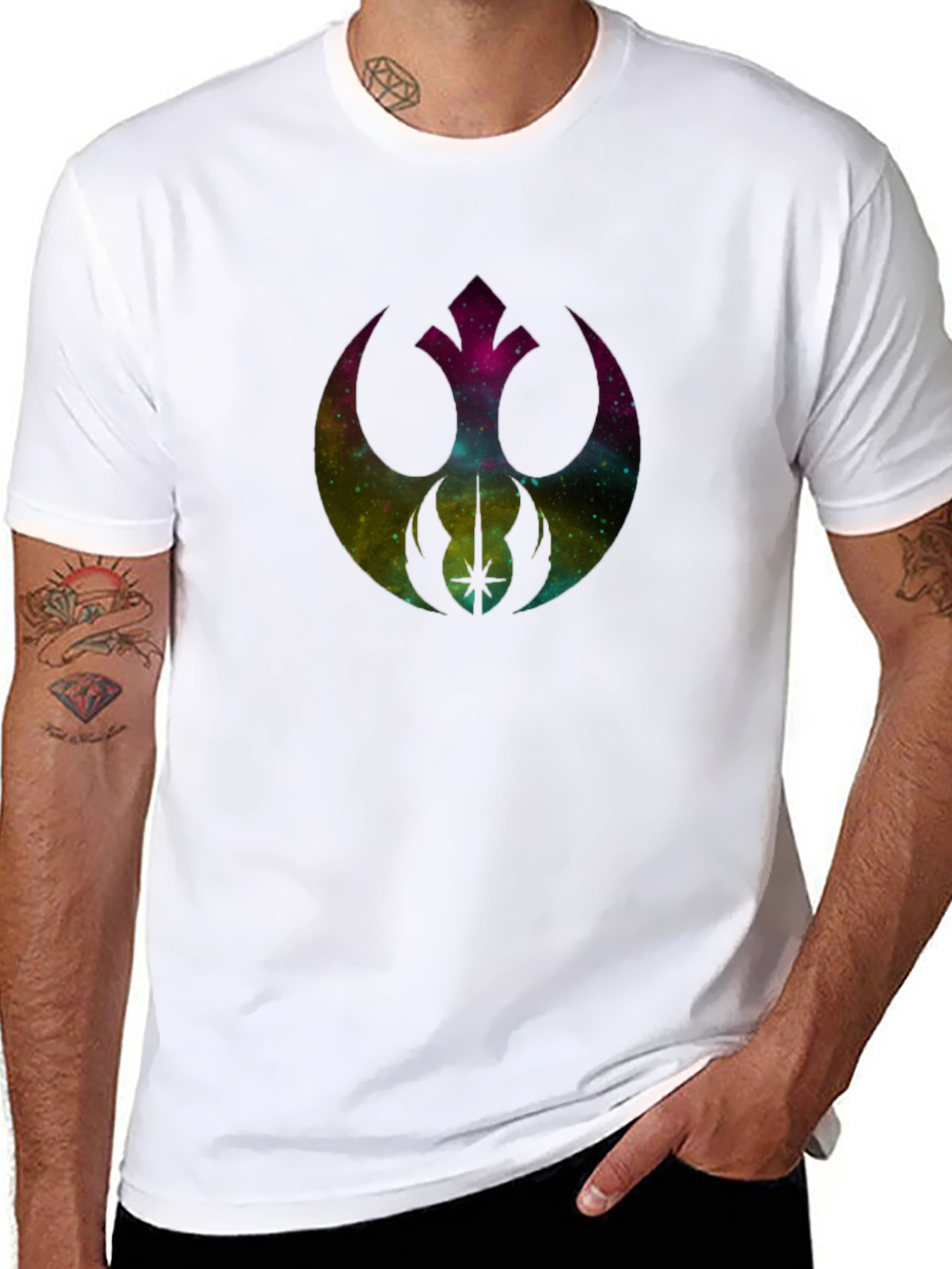 Galaxy Rebel Alliance Black T-Shirt