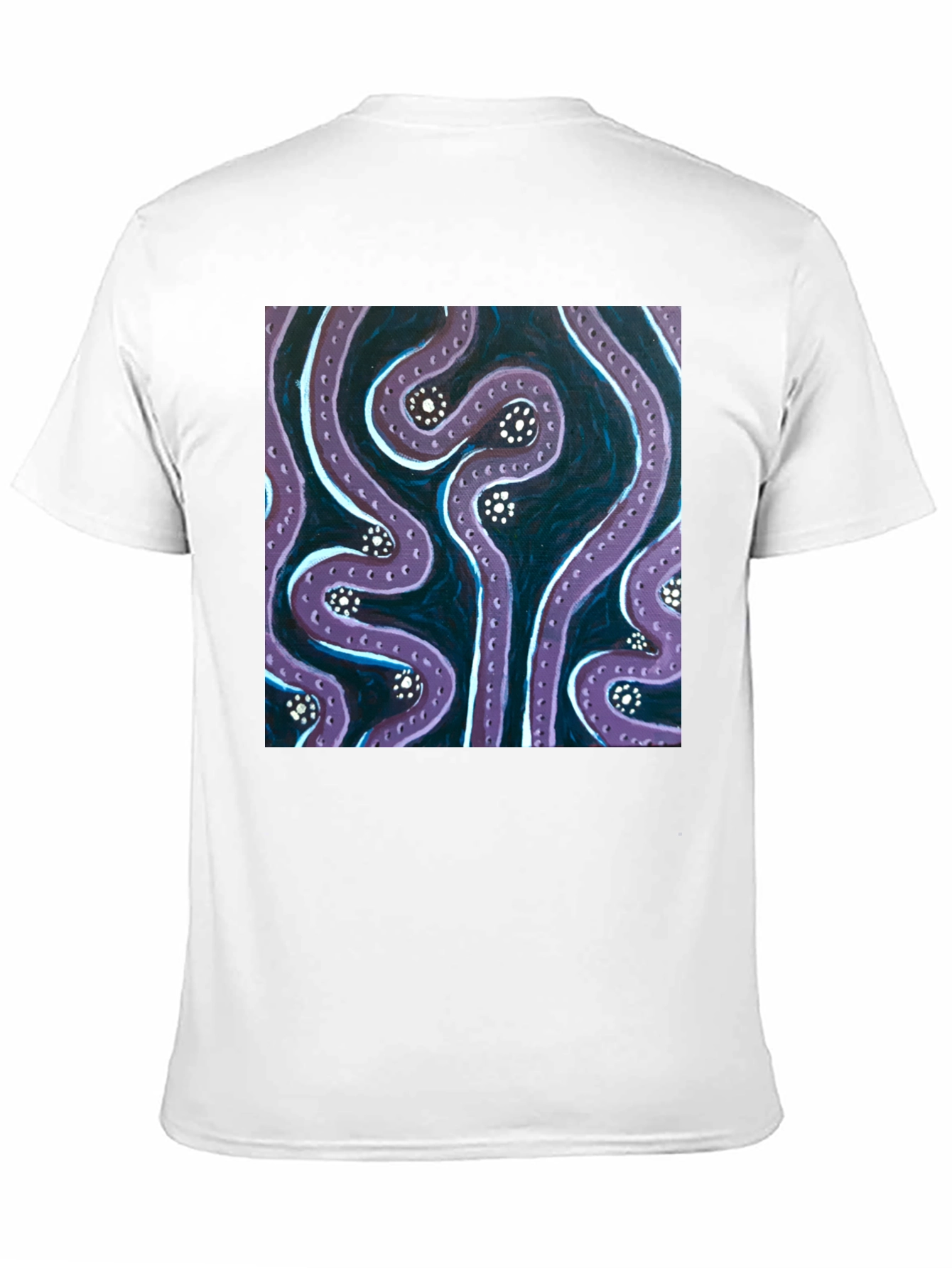 Abstract Tentacle Art Black T-Shirt