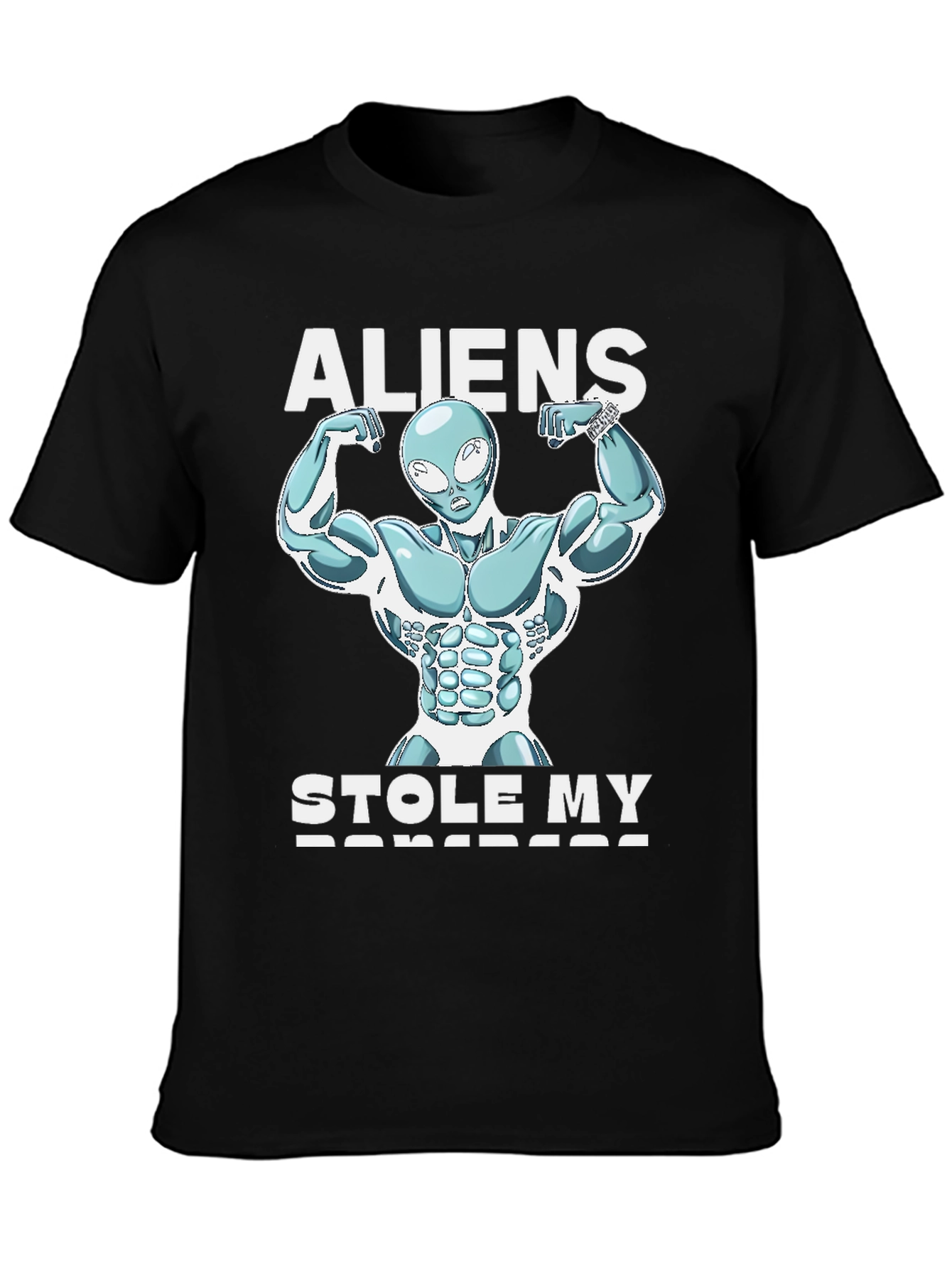Aliens Stole My Barbells T-Shirt