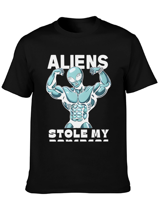 Aliens Stole My Barbells T-Shirt