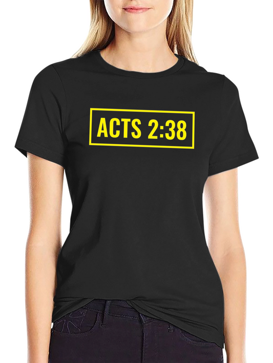 Acts 2:38 T-Shirt - Classic Christian Tee