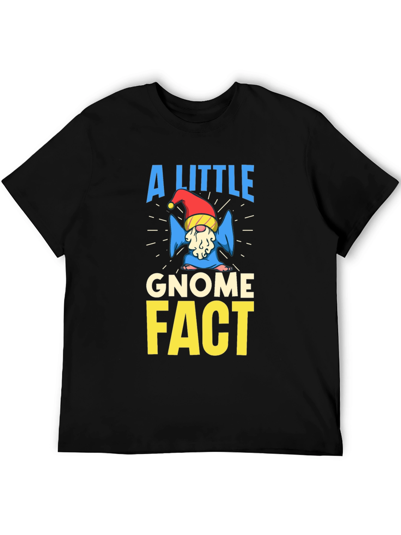 A Little Gnome Fact Novelty Graphic Tee